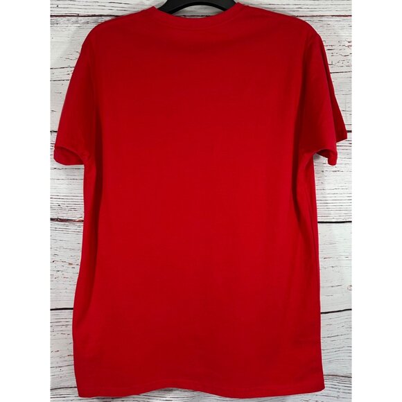 Ohio State Buckeyes Champion Red T-Shirt Large L Embroidered Logo Cotton Team - Picture 11 of 11